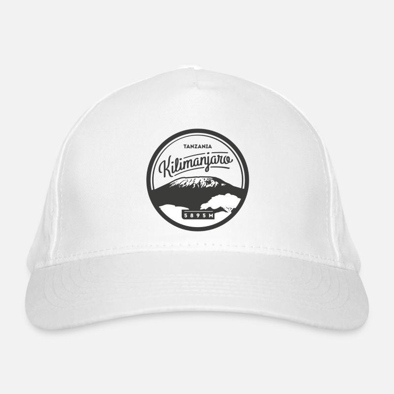 Kilimanjaro - Organic Baseball Cap - white