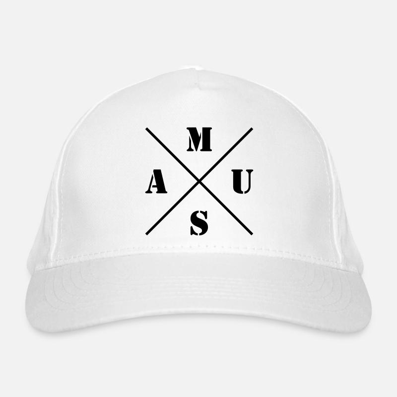 Maus Logo Bio-Baseballkappe