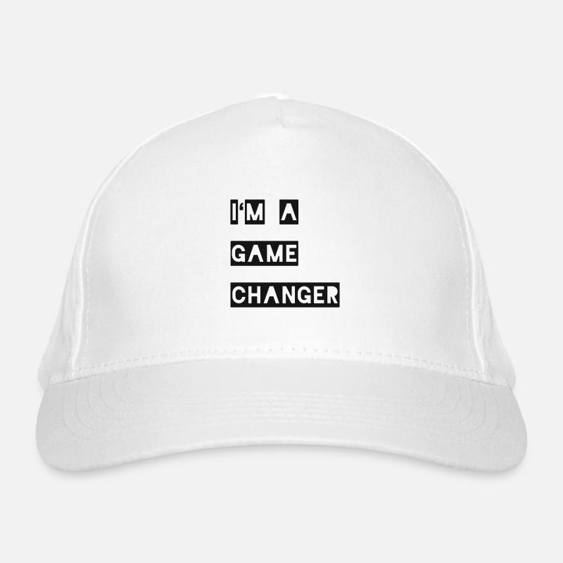 I'm a gamechanger Geschenk Bio-Baseballkappe