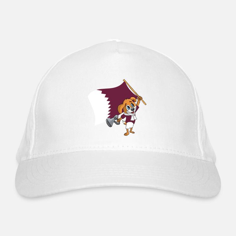 Katar Fan Hund Bio-Baseballkappe