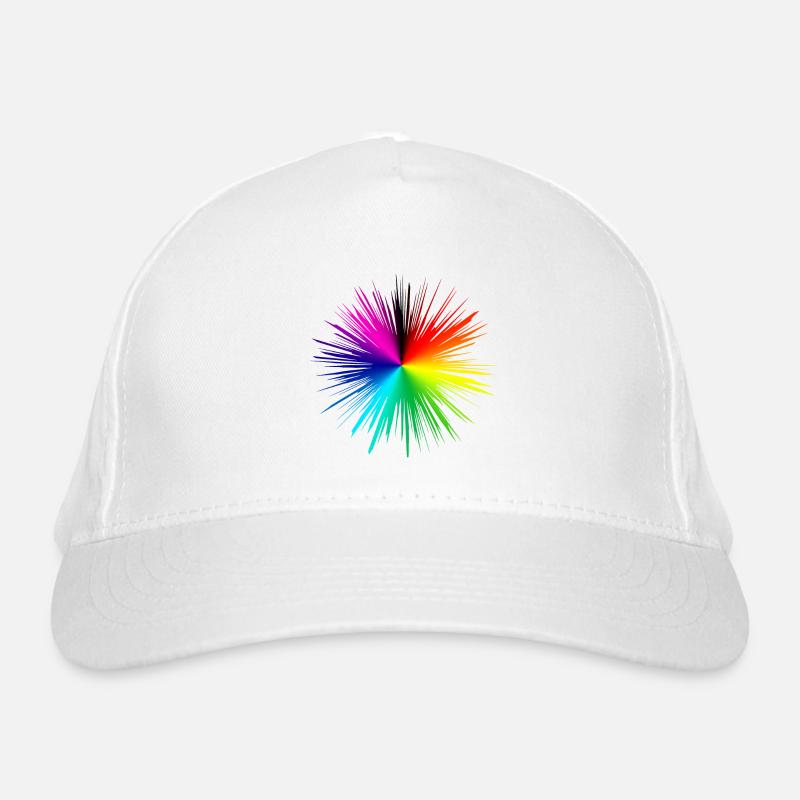 Explosion de couleur rafale radiale Casquette classique bio