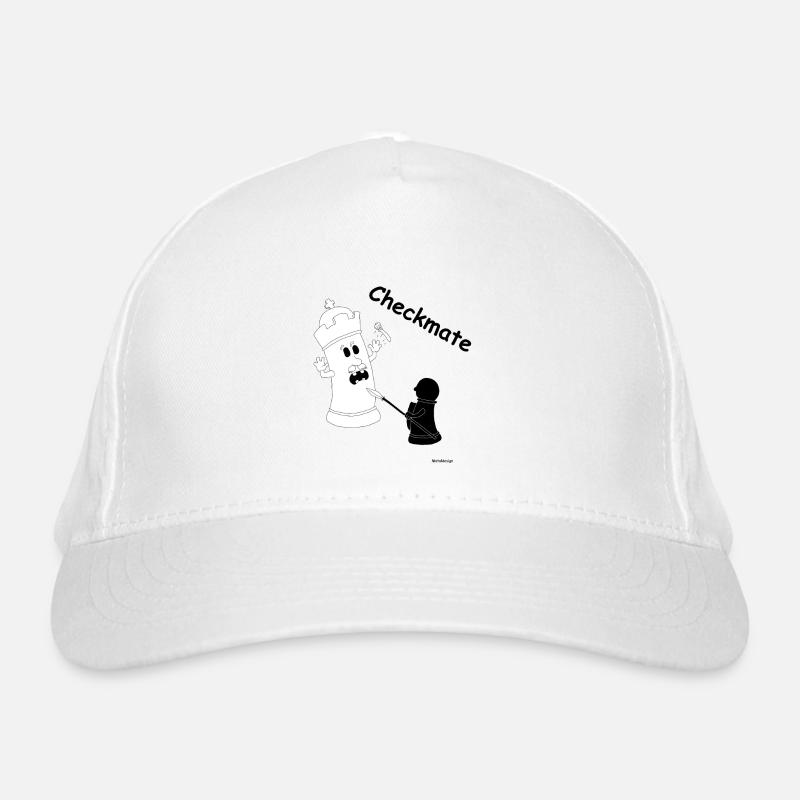 Checkmate / Schachmatt Bio-Baseballkappe