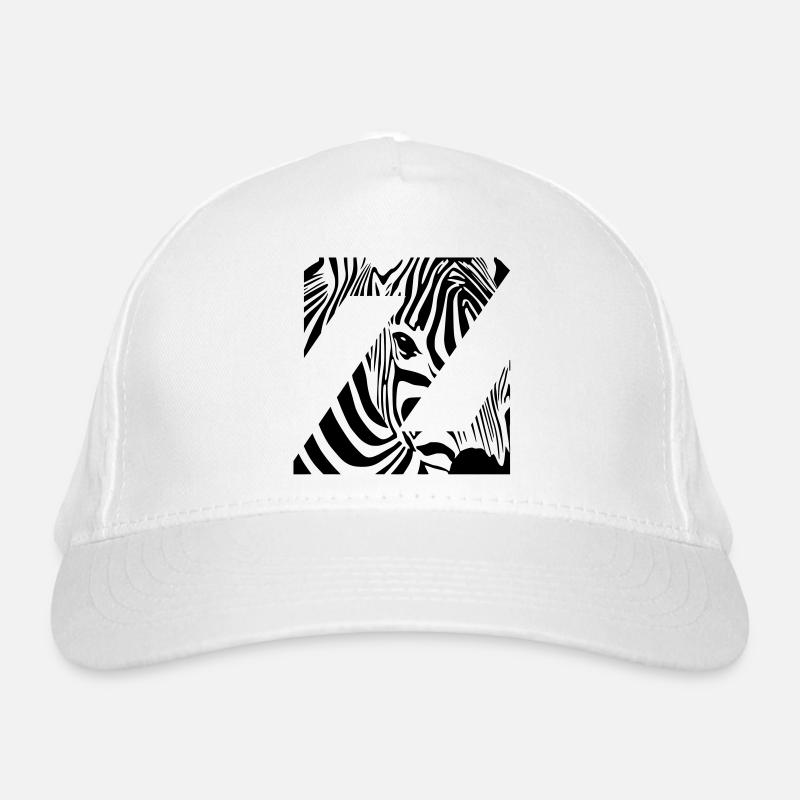 Zebra Mix Mono Black Casquette classique bio