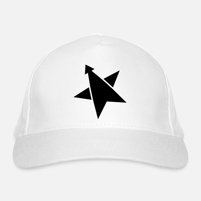 Rocket STAR - Organic Baseball Cap - white