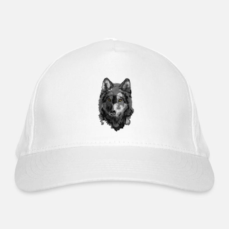 Wolf Organic Baseball Cap