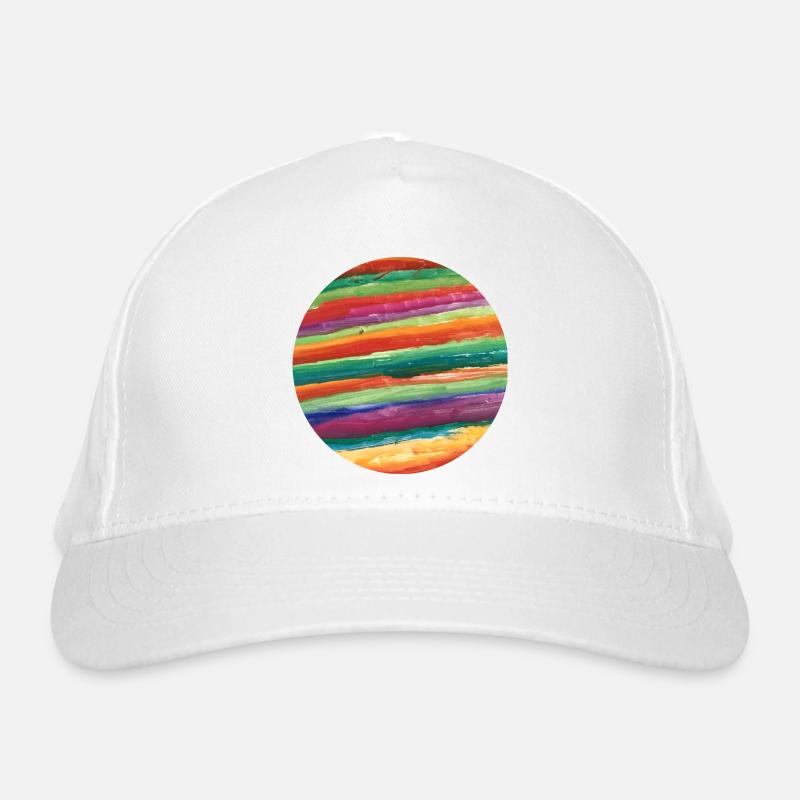 bunter gemalter Planet Bio-Baseballkappe