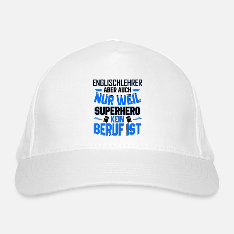 Englischlehrer Lehrer Lehrerin Englisch Geschenke Bio-Baseballkappe