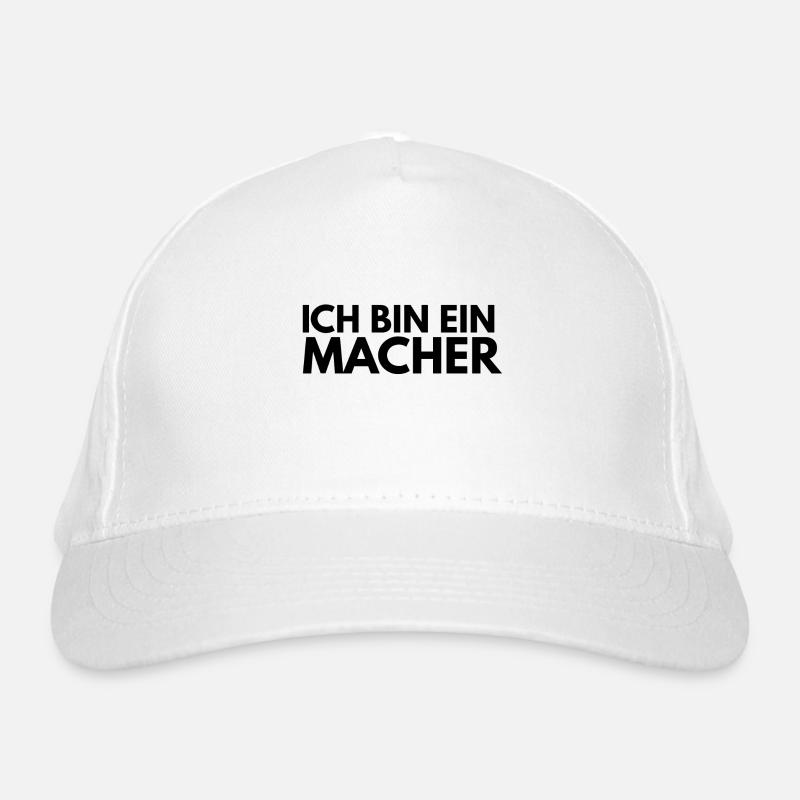 ich bin ein Macher Bio-Baseballkappe