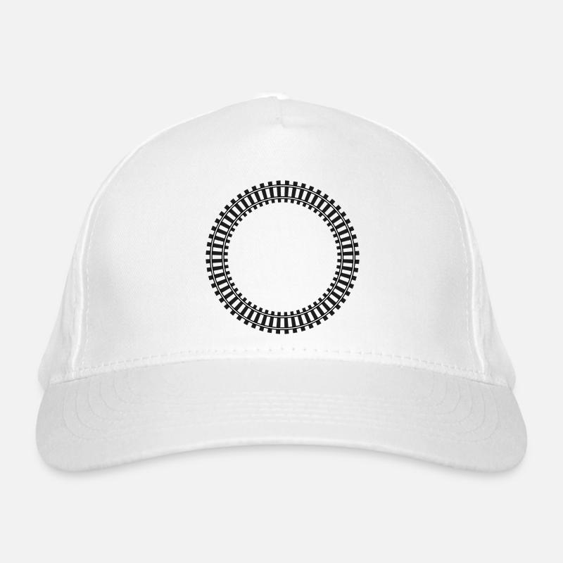 Model Railway Frame Rail Network Organic Baseball Cap