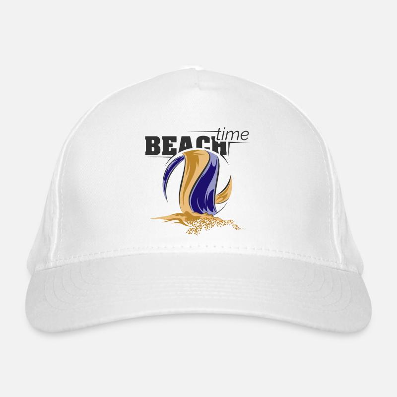 Icône du logo de la Coupe des vacances d’été de beachvolley Casquette classique bio