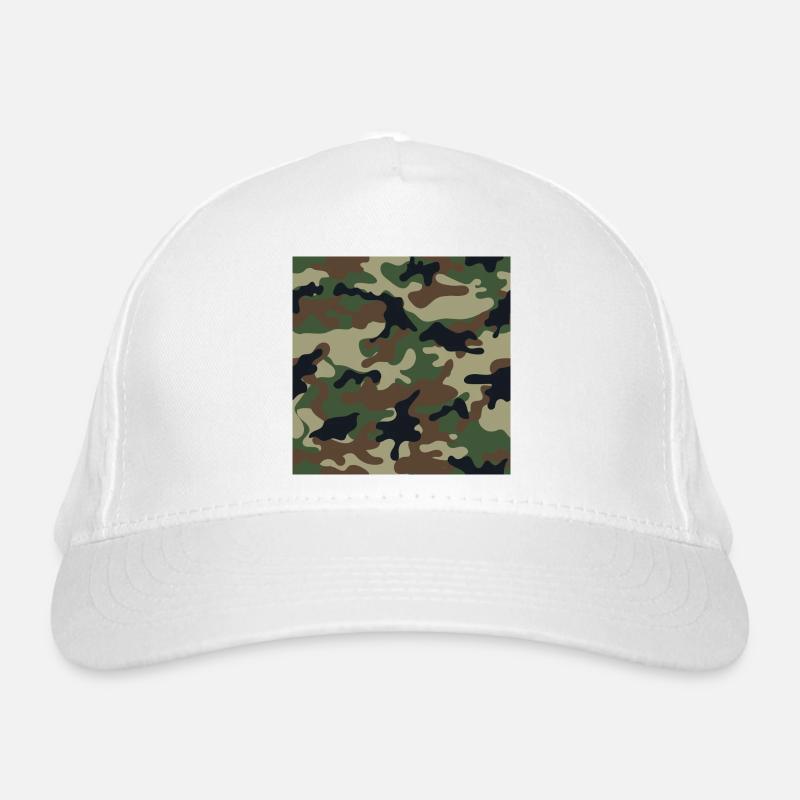 Wallpapered traditional camouflage patterns Organic Baseball Cap