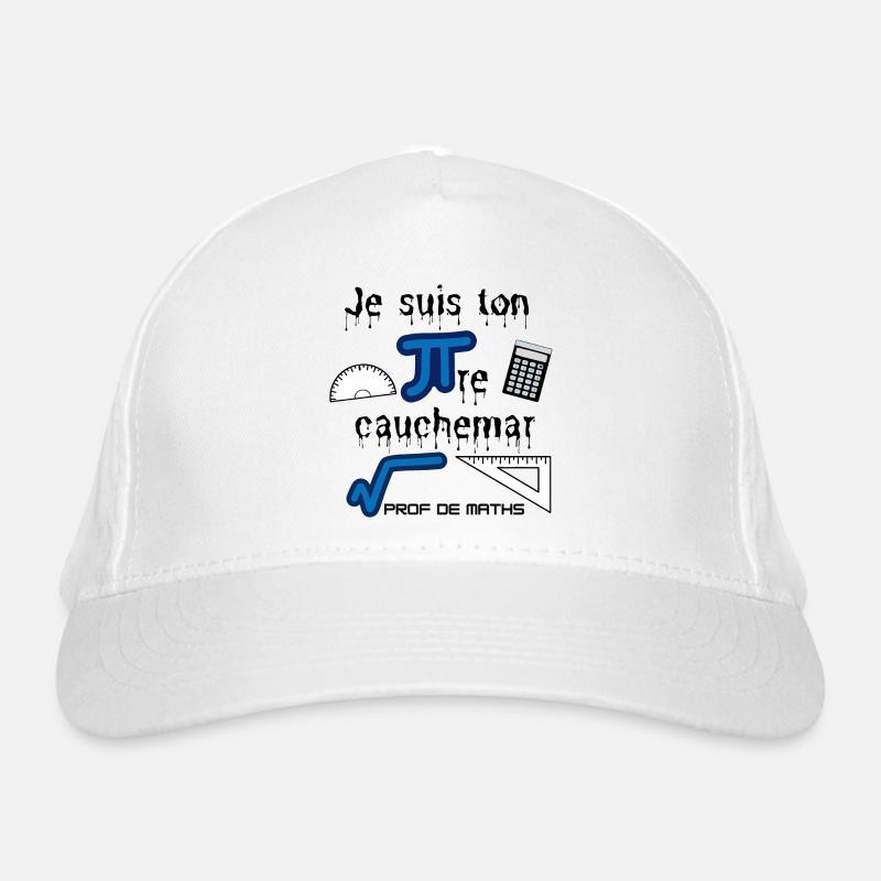 Cadeau à offrir à un prof de maths Casquette classique bio
