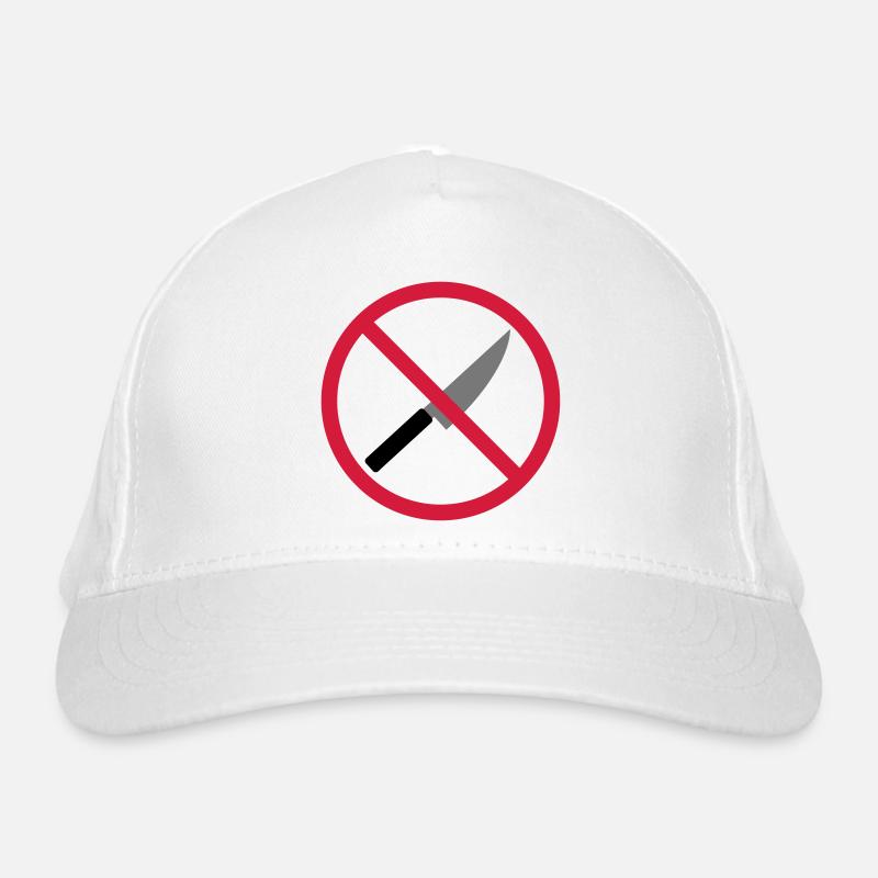 Couteau de signe interdit Casquette classique bio
