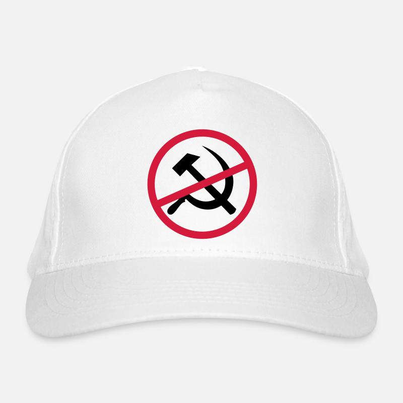 Forbidden communism sign Organic Baseball Cap