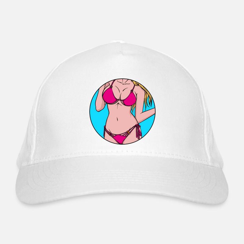 Bikini Plage Vacances Palmes Mer Caraïbes Casquette classique bio