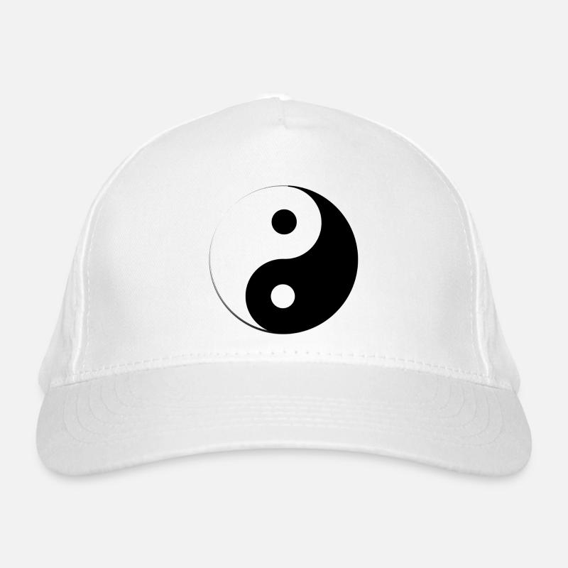 Style Ying et Yang avec cercle brisé Casquette classique bio