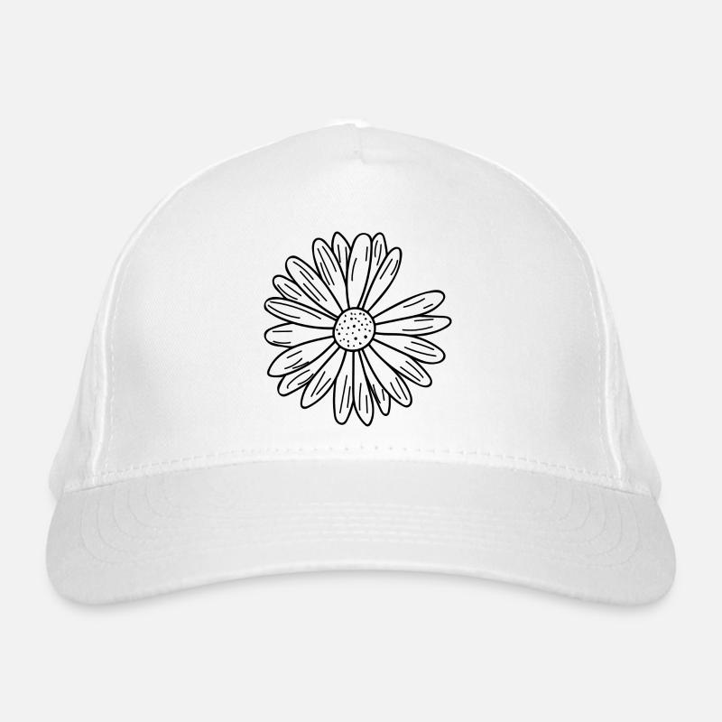 Gänseblümchen Blumenblätter Bio-Baseballkappe