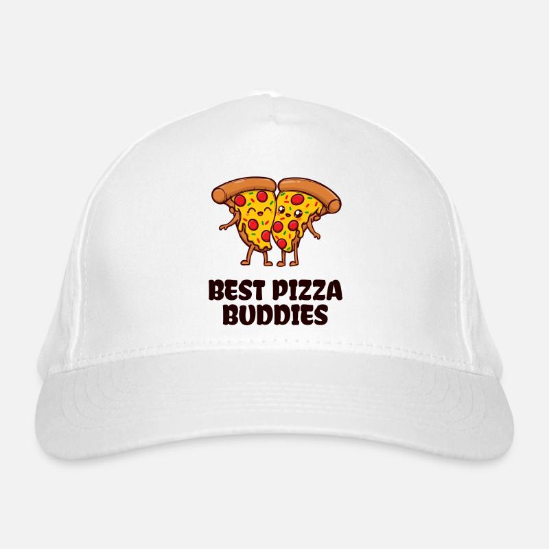 Pizza Buddy Beste Freunde Statement Bio-Baseballkappe
