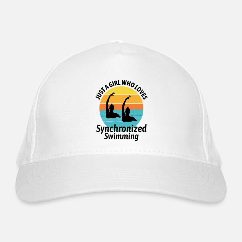 Synchro Schwimmer Synchronschwimmen Mädchen Bio-Baseballkappe