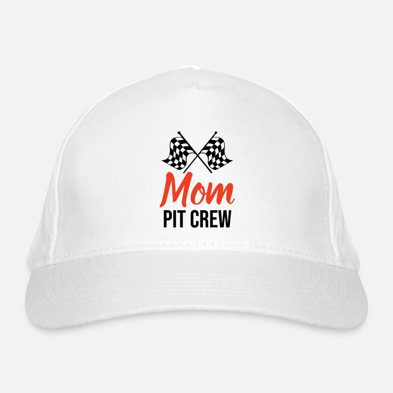 Mom Pit Crew Muttertagsgeschenk Bio-Baseballkappe