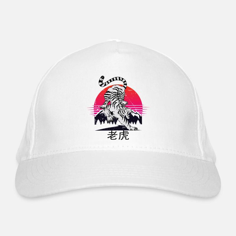 Chinese White Tiger Organic Baseball Cap