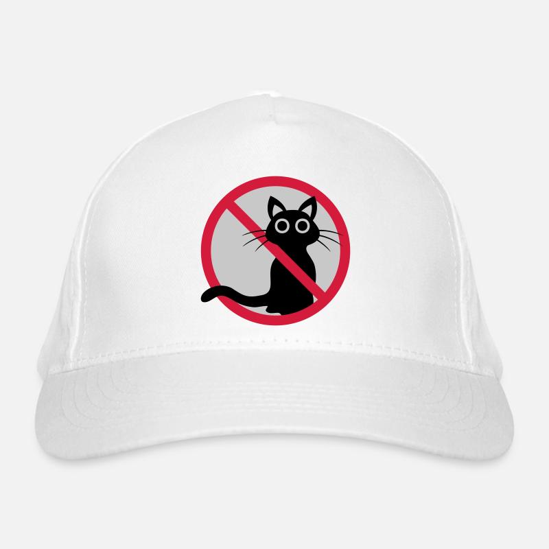 Signe interdit de chat Casquette classique bio