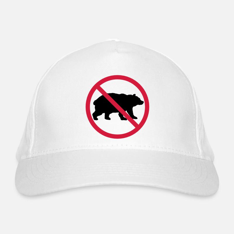 Bear Forbidden Shield Organic Baseball Cap