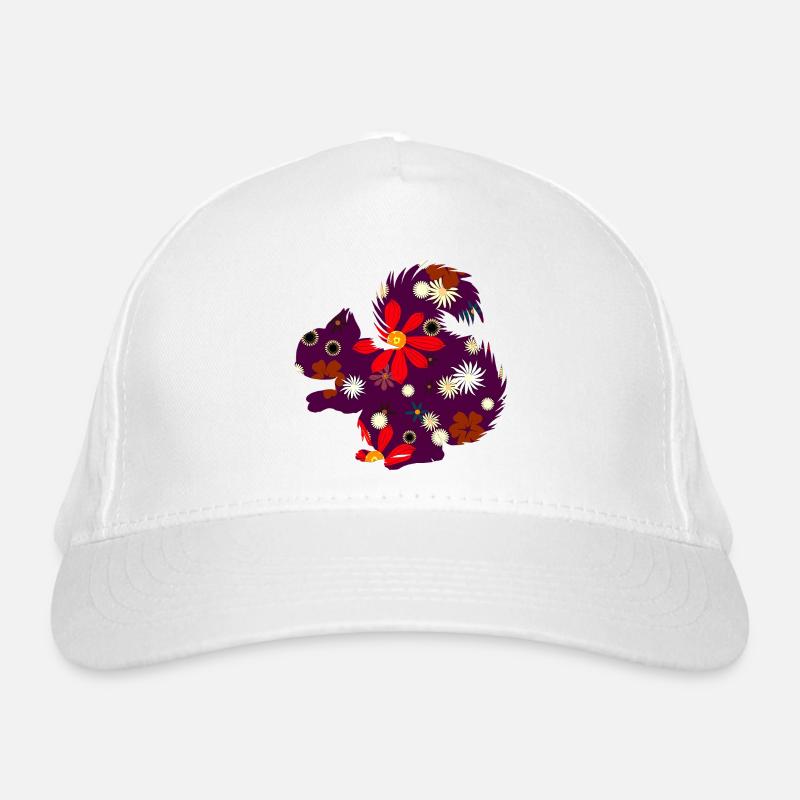 Herbstoutfit freizeit, eichhörnchchen design Bio-Baseballkappe