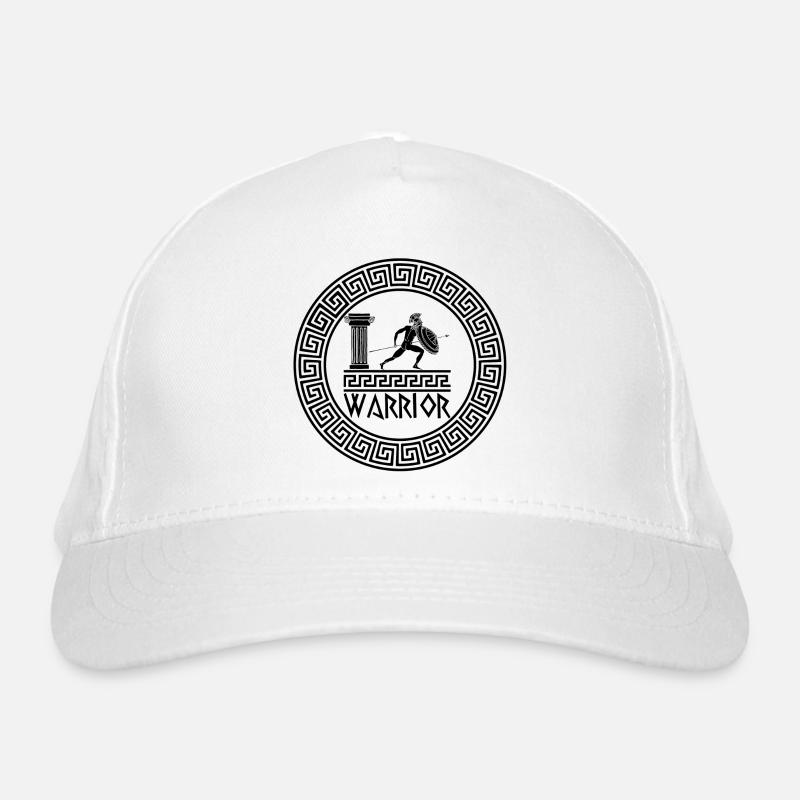 Antiker griechischer Krieger (Schwarz) Bio-Baseballkappe