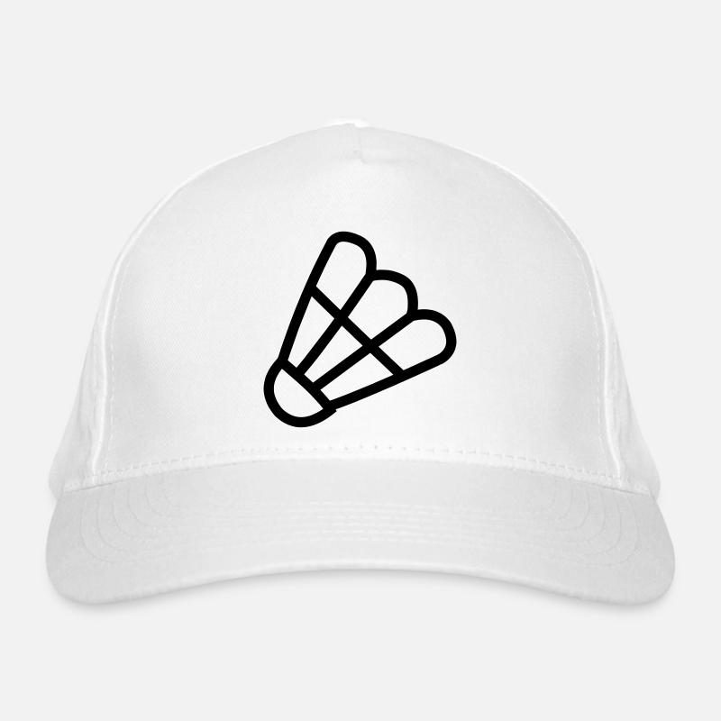 Badminton shuttle Organic Baseball Cap