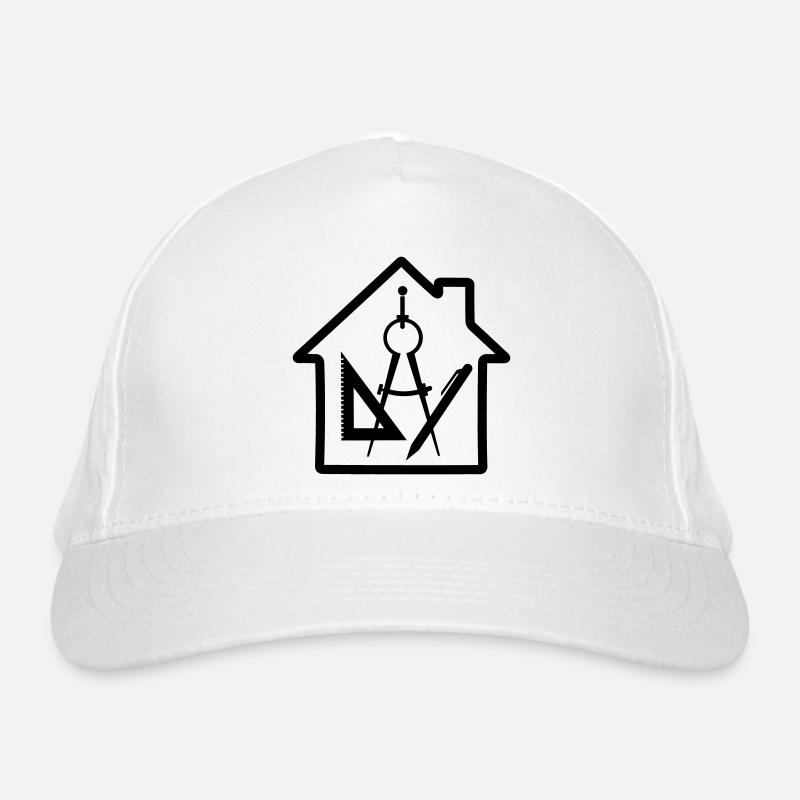 Logo Architecte Maison Dessin Casquette classique bio