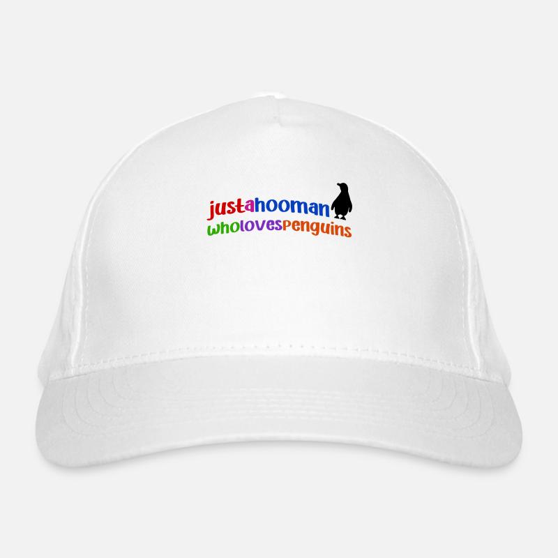 Pinguin Cool Statement Tier Südpol Vogel Bio-Baseballkappe