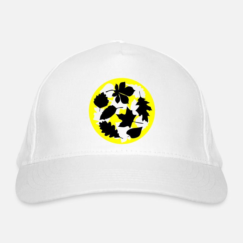 herbst Blätter Kreis Bio-Baseballkappe