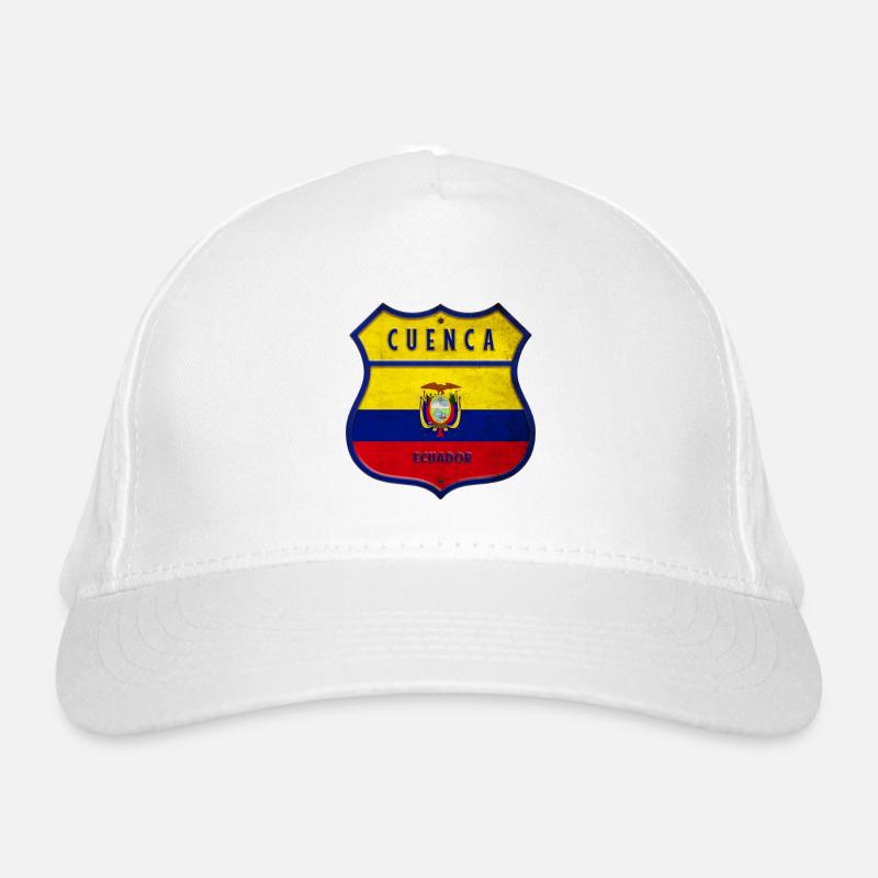 Cuenca Ecuador Wappen Flaggen Design Bio-Baseballkappe