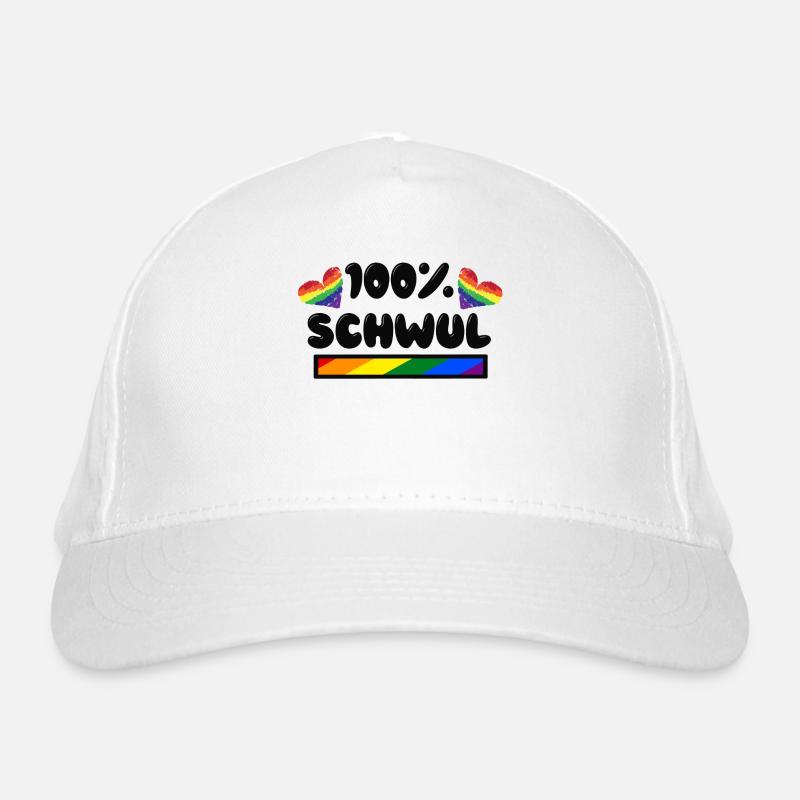 Herz Lgbt Schwul Statement Rechte Homosexueller Bio-Baseballkappe