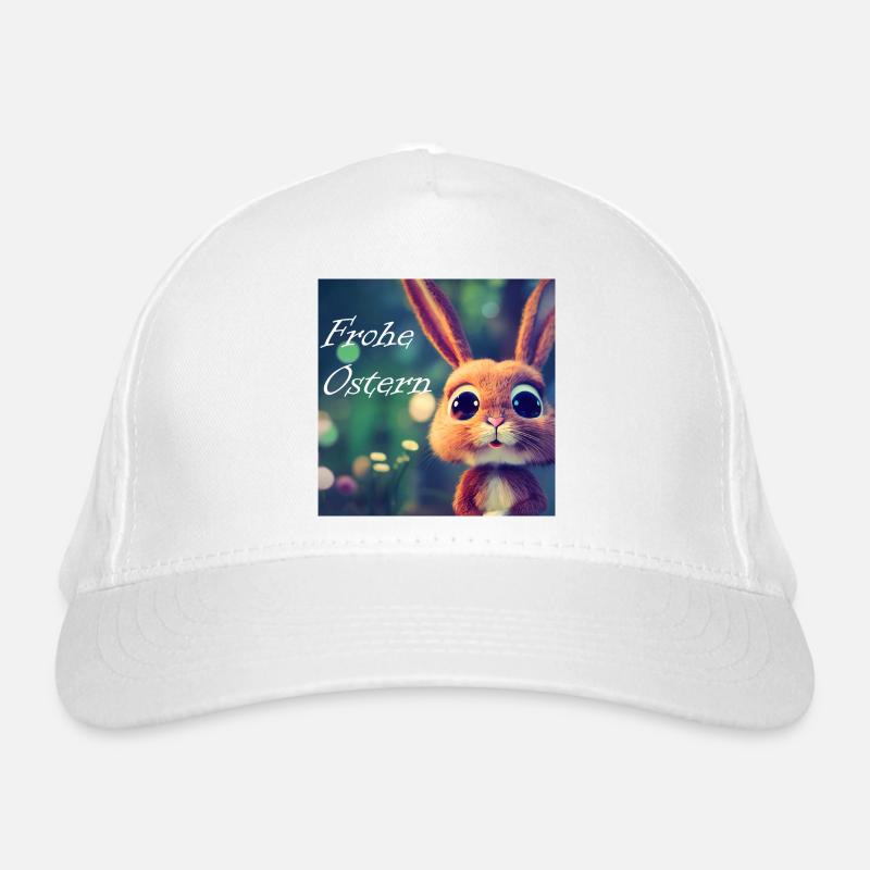 Osterhase FroheOstern Bio-Baseballkappe