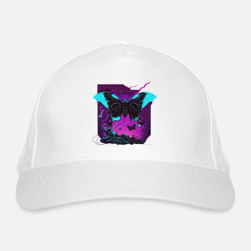 Lueur dans la nuit papillon Casquette classique bio