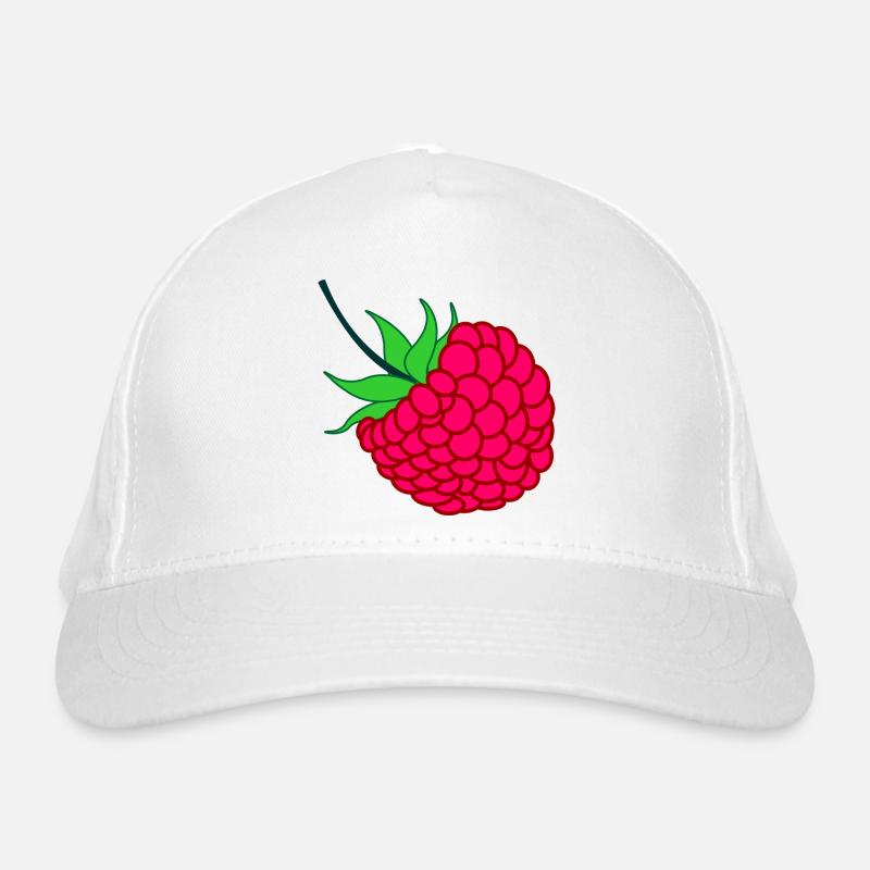 Himbeere Bio-Baseballkappe