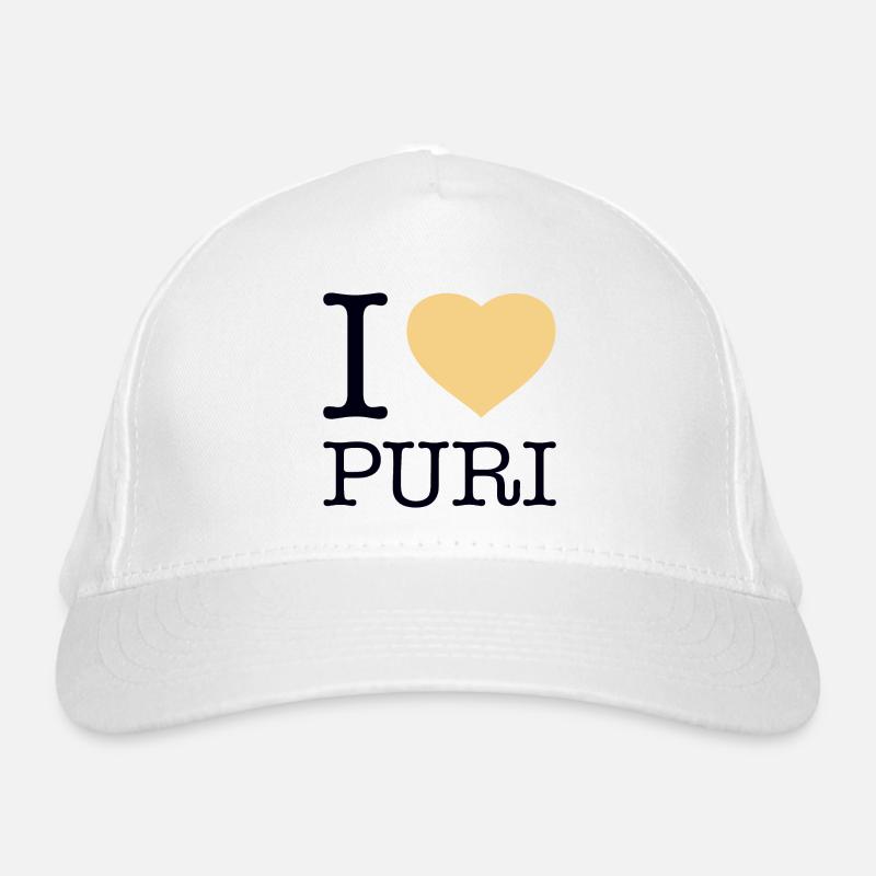 I LOVE PURI Bio-Baseballkappe