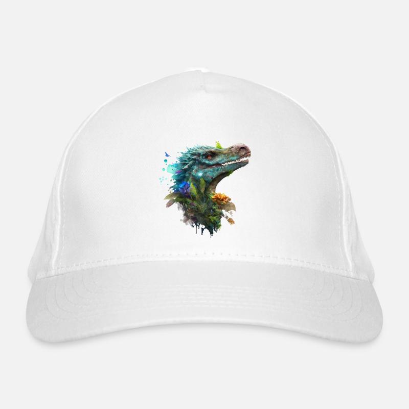 Vélociraptor bleu Casquette classique bio