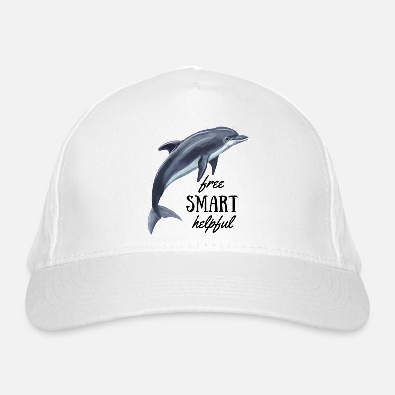 Delfin - free, smart, helpful Bio-Baseballkappe
