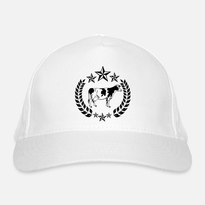 Kuh drei Sterne Bio-Baseballkappe
