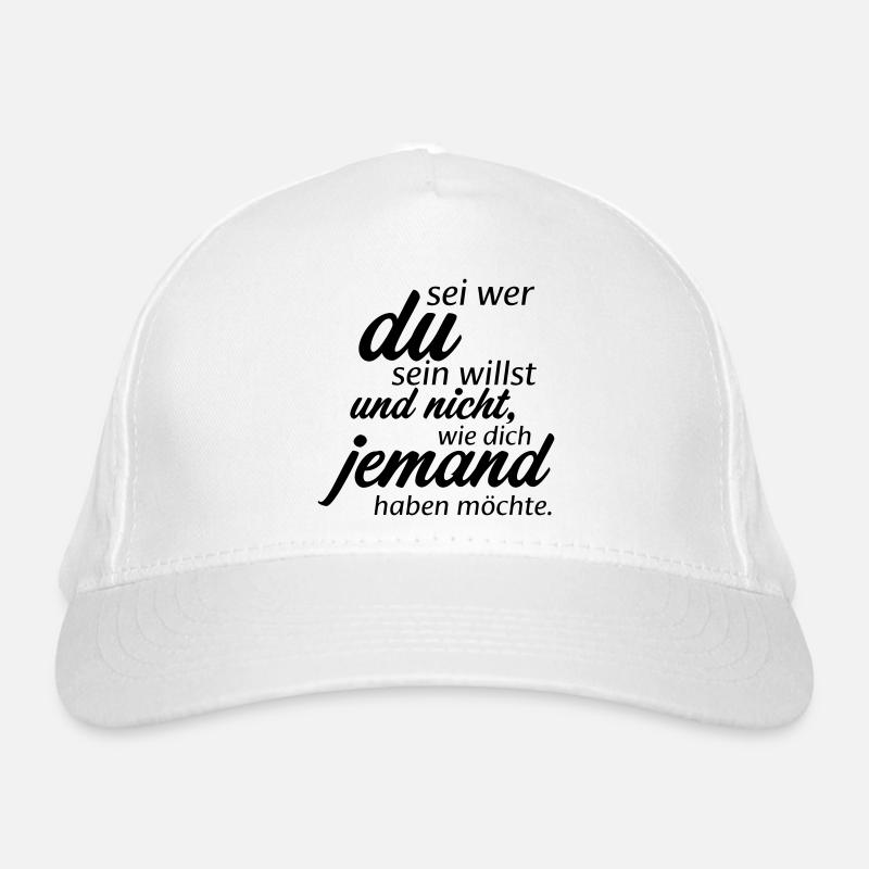 Sei wer du sein willst Bio-Baseballkappe