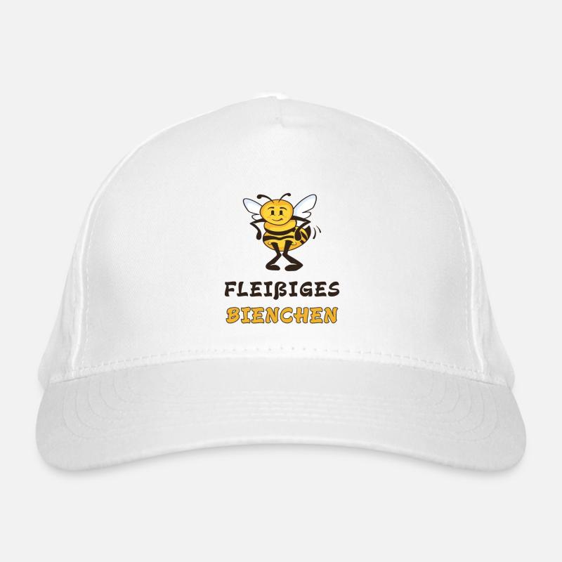 Fleißiges Bienchen Bio-Baseballkappe