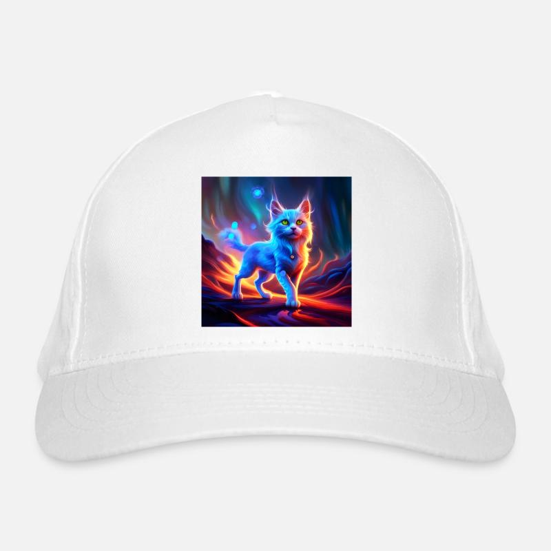 Wunderbare blaue Katze. Bio-Baseballkappe