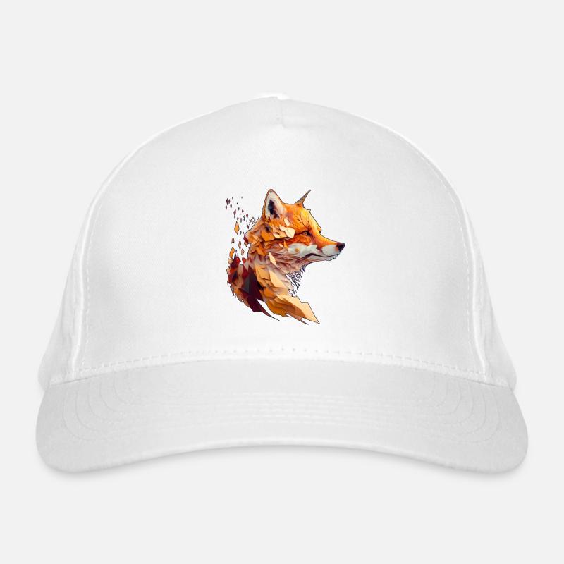 Polygon Fuchs Design, Hübscher Fuchs Bio-Baseballkappe