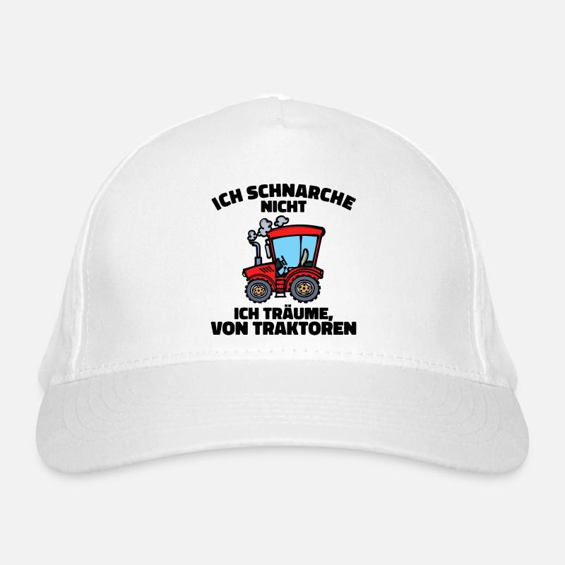 Traktor Statement Fahrzeug Ackerbau Biobauer Bio-Baseballkappe