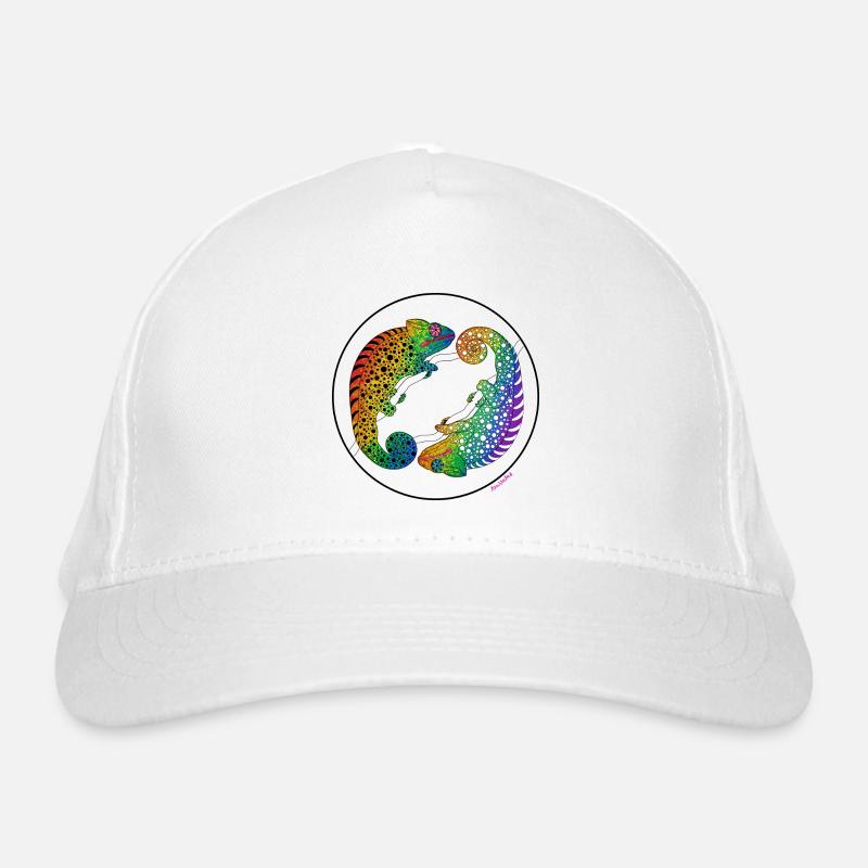Pride chameleon Organic Baseball Cap
