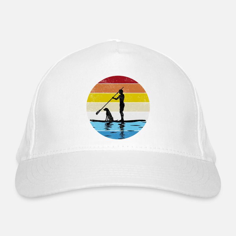 Stand Up Paddle Man avec Dog Casquette classique bio