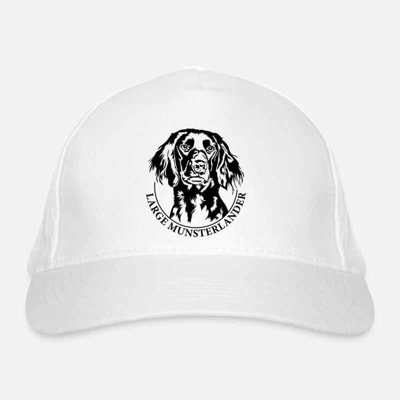 Large Munsterlander Portrait Hund Hunde Wilsigns Bio-Baseballkappe